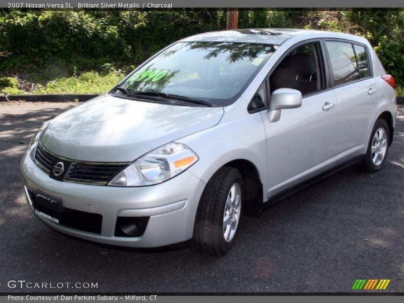 Brilliant Silver Metallic / Charcoal 2007 Nissan Versa SL