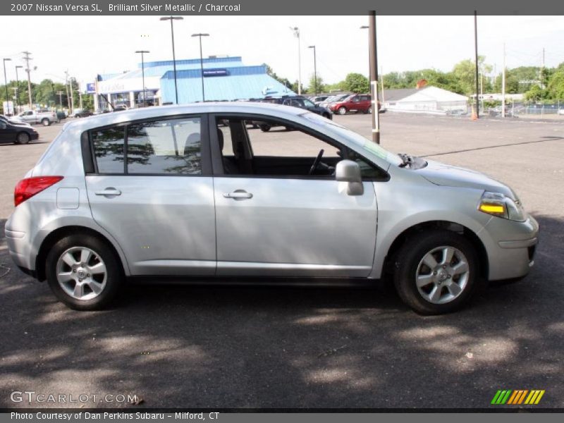 Brilliant Silver Metallic / Charcoal 2007 Nissan Versa SL