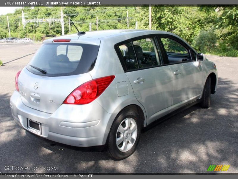 Brilliant Silver Metallic / Charcoal 2007 Nissan Versa SL