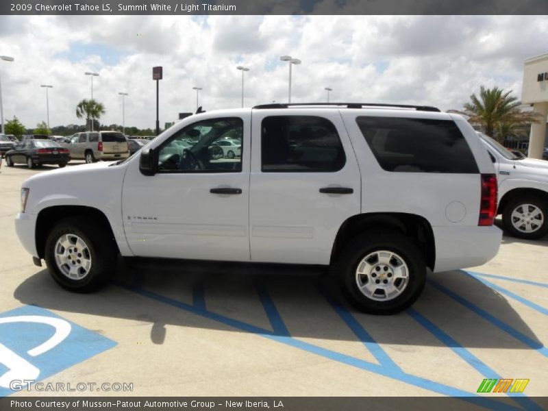 Summit White / Light Titanium 2009 Chevrolet Tahoe LS