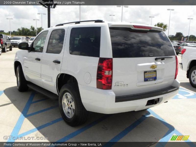 Summit White / Light Titanium 2009 Chevrolet Tahoe LS