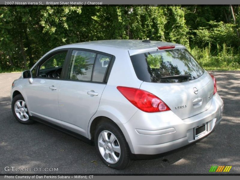 Brilliant Silver Metallic / Charcoal 2007 Nissan Versa SL