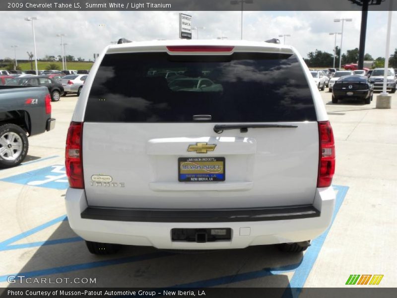 Summit White / Light Titanium 2009 Chevrolet Tahoe LS