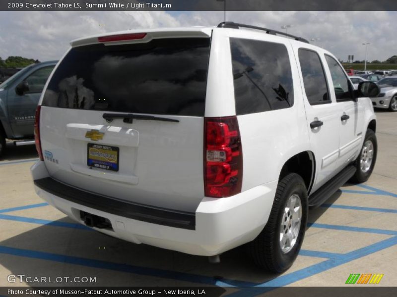 Summit White / Light Titanium 2009 Chevrolet Tahoe LS