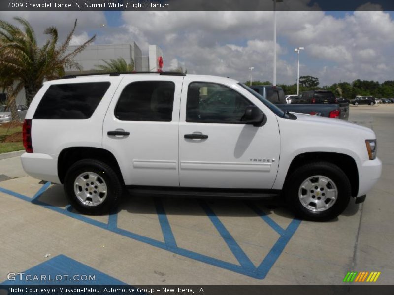 Summit White / Light Titanium 2009 Chevrolet Tahoe LS