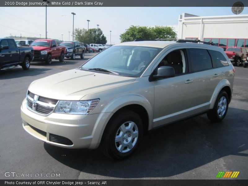 White Gold / Dark Slate Gray 2010 Dodge Journey SE