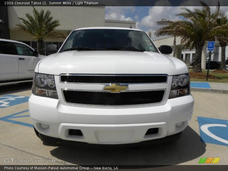 Summit White / Light Titanium 2009 Chevrolet Tahoe LS