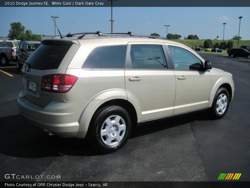 White Gold / Dark Slate Gray 2010 Dodge Journey SE