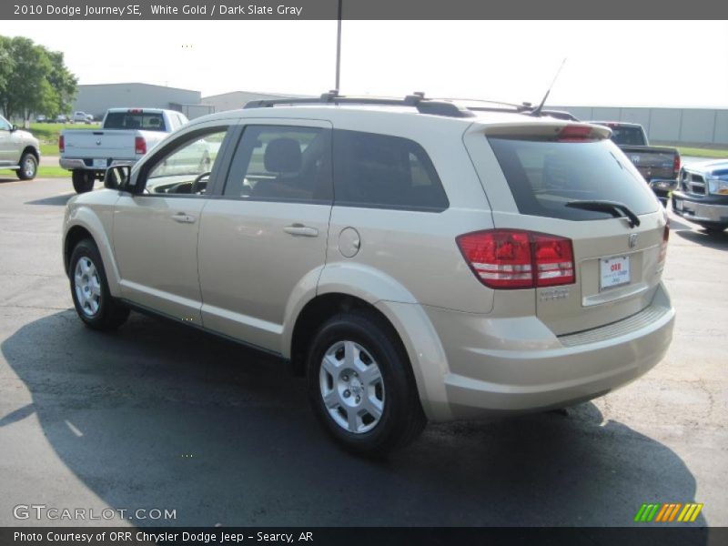 White Gold / Dark Slate Gray 2010 Dodge Journey SE