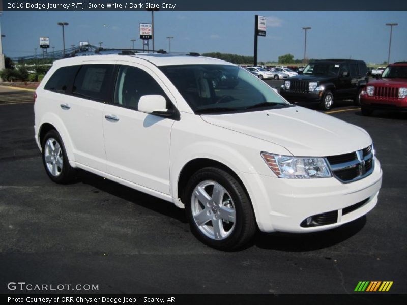 Stone White / Dark Slate Gray 2010 Dodge Journey R/T