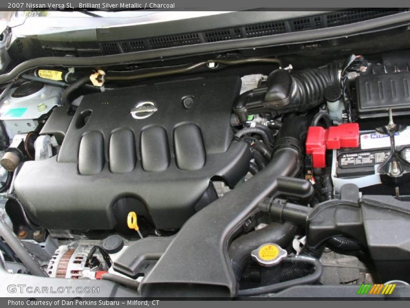 Brilliant Silver Metallic / Charcoal 2007 Nissan Versa SL