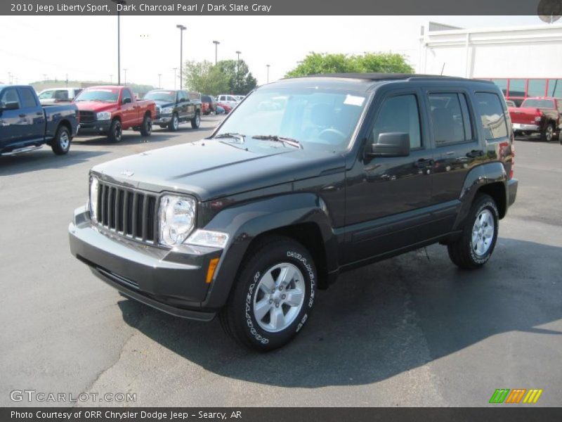 Dark Charcoal Pearl / Dark Slate Gray 2010 Jeep Liberty Sport