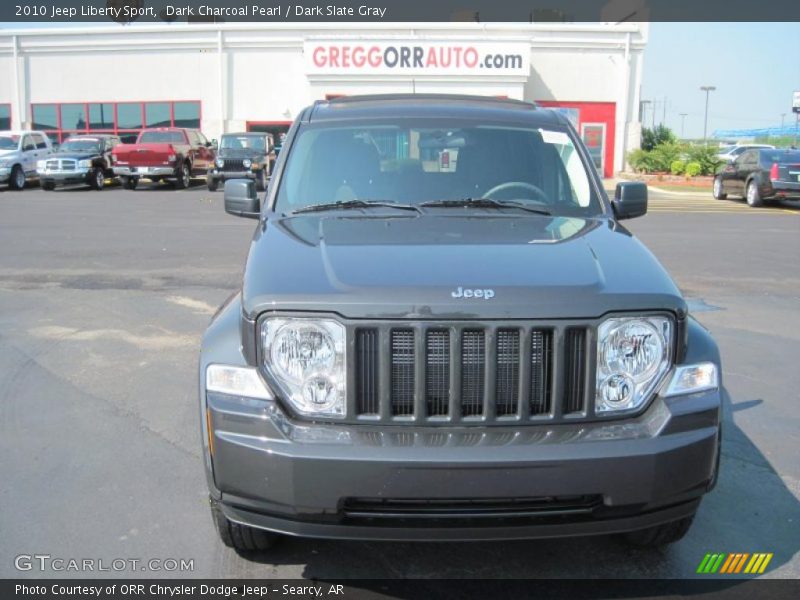 Dark Charcoal Pearl / Dark Slate Gray 2010 Jeep Liberty Sport