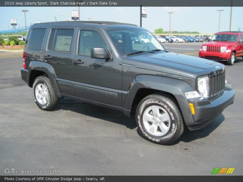 Dark Charcoal Pearl / Dark Slate Gray 2010 Jeep Liberty Sport