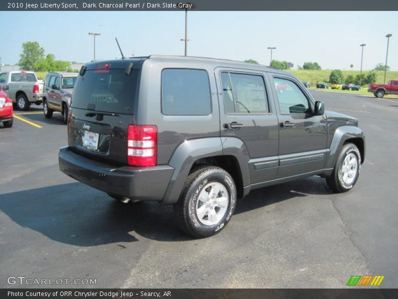 Dark Charcoal Pearl / Dark Slate Gray 2010 Jeep Liberty Sport
