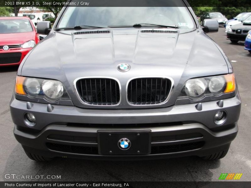 Steel Grey Metallic / Gray 2003 BMW X5 3.0i