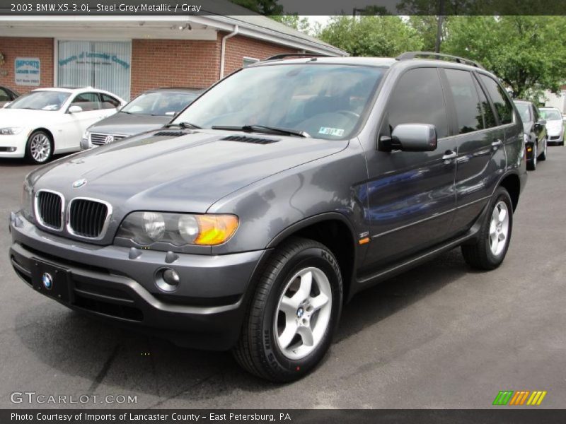 Steel Grey Metallic / Gray 2003 BMW X5 3.0i