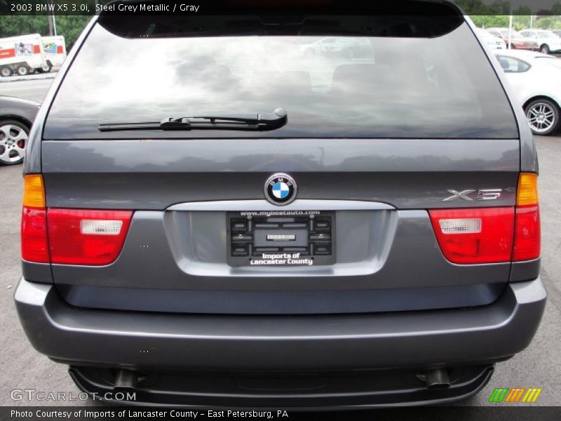 Steel Grey Metallic / Gray 2003 BMW X5 3.0i