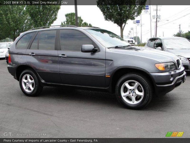 Steel Grey Metallic / Gray 2003 BMW X5 3.0i