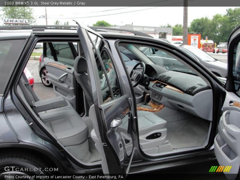 Steel Grey Metallic / Gray 2003 BMW X5 3.0i