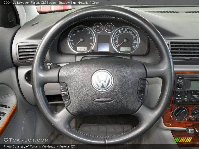 Shadow Blue Metallic / Grey 2004 Volkswagen Passat GLS Sedan