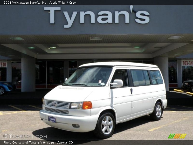 Arctic White / Grey 2001 Volkswagen EuroVan MV