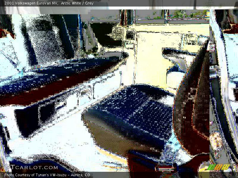 Arctic White / Grey 2001 Volkswagen EuroVan MV