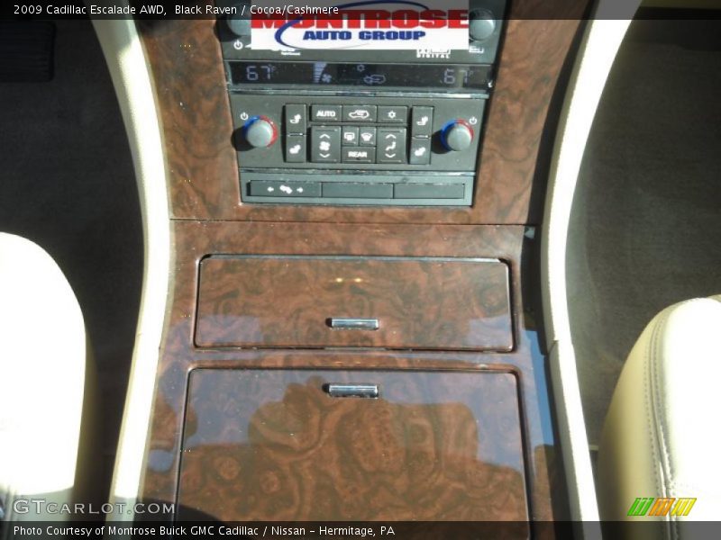 Black Raven / Cocoa/Cashmere 2009 Cadillac Escalade AWD
