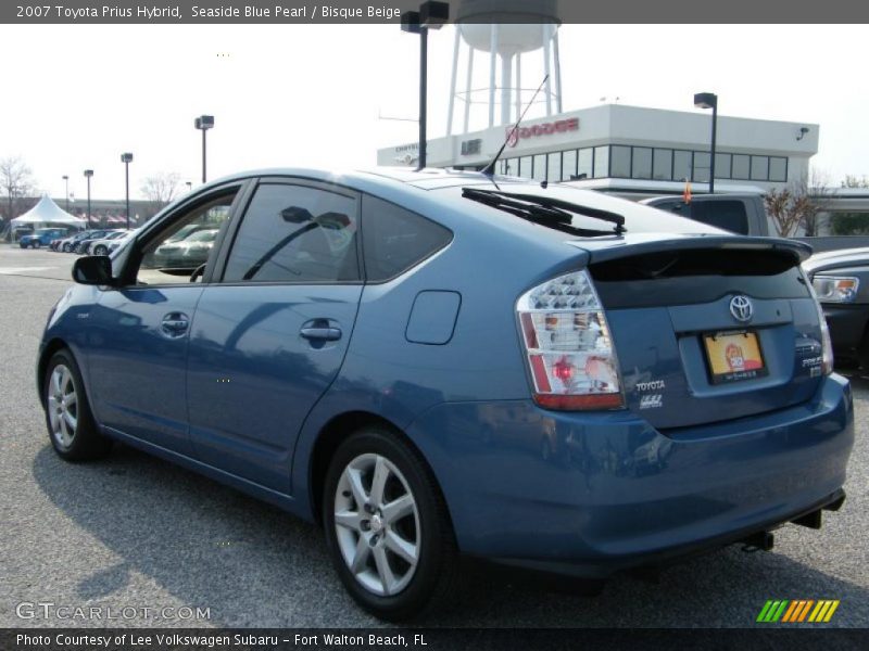 Seaside Blue Pearl / Bisque Beige 2007 Toyota Prius Hybrid
