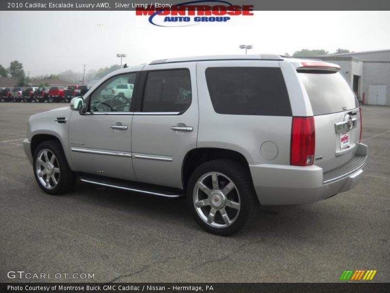 Silver Lining / Ebony 2010 Cadillac Escalade Luxury AWD