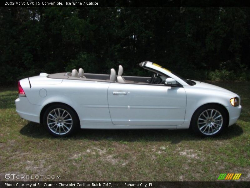 Ice White / Calcite 2009 Volvo C70 T5 Convertible