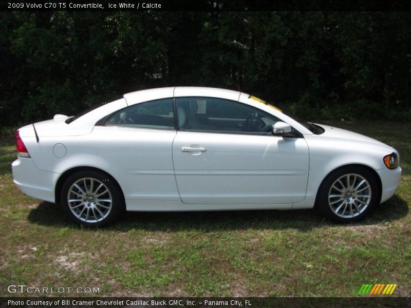 Ice White / Calcite 2009 Volvo C70 T5 Convertible