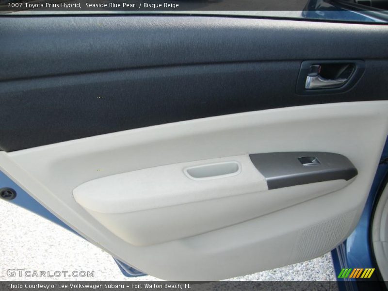 Seaside Blue Pearl / Bisque Beige 2007 Toyota Prius Hybrid