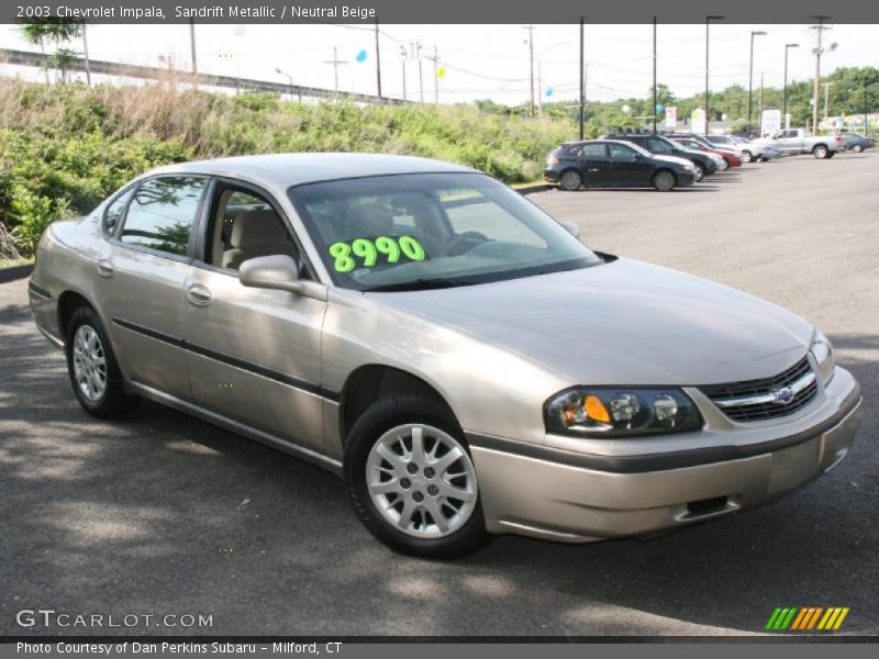 Sandrift Metallic / Neutral Beige 2003 Chevrolet Impala