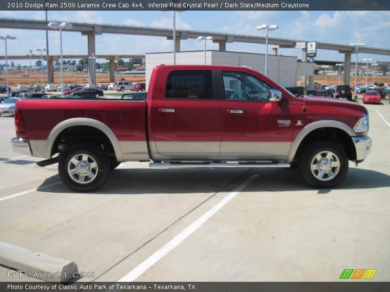Inferno Red Crystal Pearl / Dark Slate/Medium Graystone 2010 Dodge Ram 2500 Laramie Crew Cab 4x4