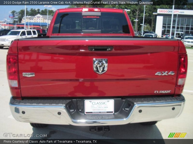 Inferno Red Crystal Pearl / Dark Slate/Medium Graystone 2010 Dodge Ram 2500 Laramie Crew Cab 4x4