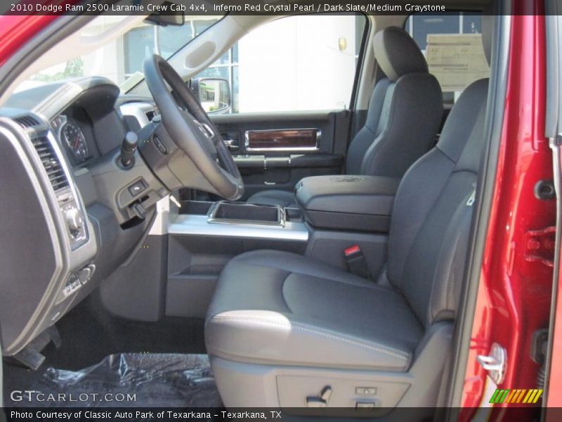 Inferno Red Crystal Pearl / Dark Slate/Medium Graystone 2010 Dodge Ram 2500 Laramie Crew Cab 4x4