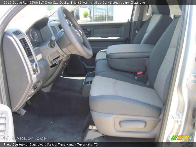 Bright Silver Metallic / Dark Slate/Medium Graystone 2010 Dodge Ram 3500 SLT Crew Cab Dually