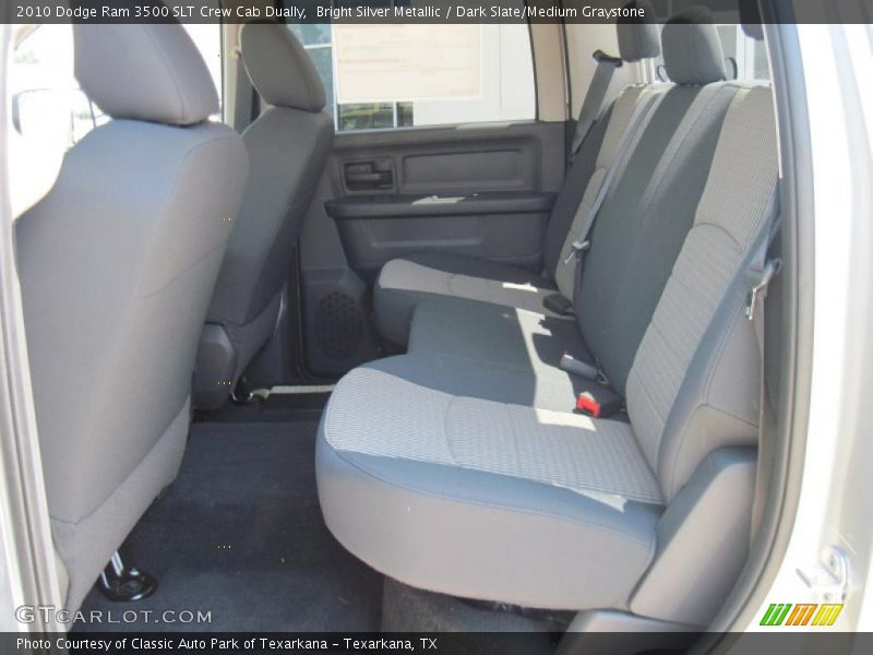 Bright Silver Metallic / Dark Slate/Medium Graystone 2010 Dodge Ram 3500 SLT Crew Cab Dually