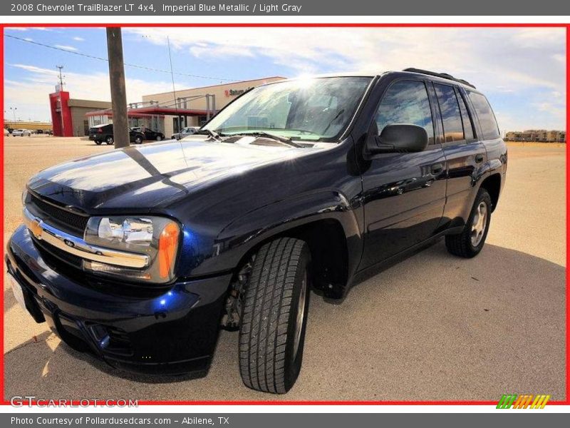 Imperial Blue Metallic / Light Gray 2008 Chevrolet TrailBlazer LT 4x4