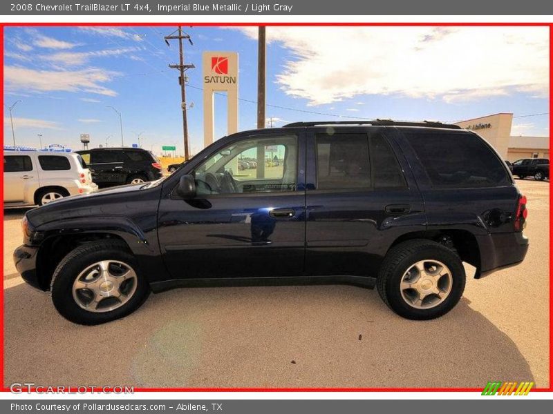 Imperial Blue Metallic / Light Gray 2008 Chevrolet TrailBlazer LT 4x4