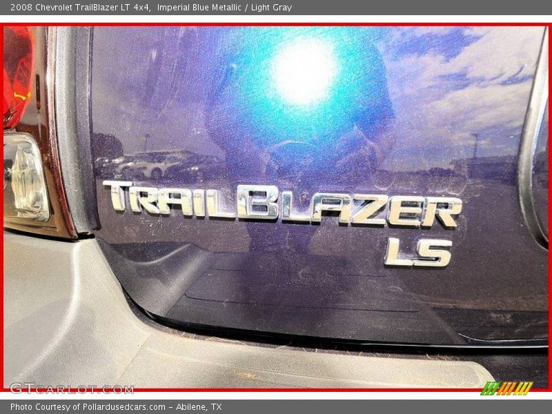 Imperial Blue Metallic / Light Gray 2008 Chevrolet TrailBlazer LT 4x4