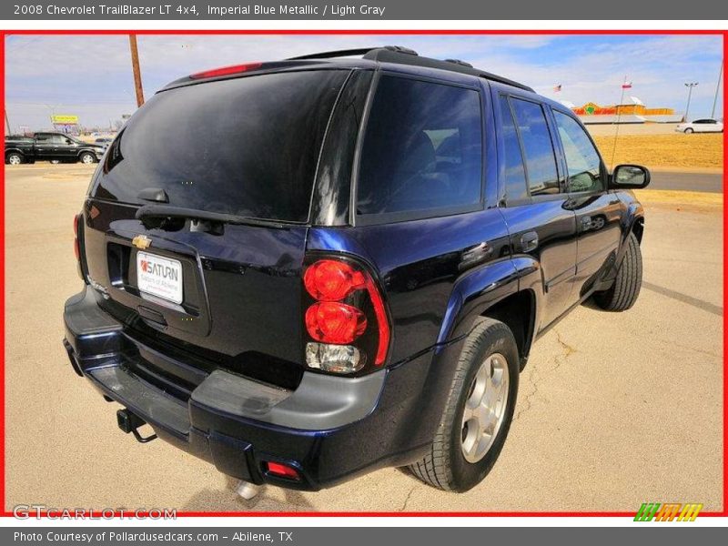Imperial Blue Metallic / Light Gray 2008 Chevrolet TrailBlazer LT 4x4