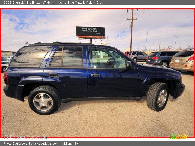 Imperial Blue Metallic / Light Gray 2008 Chevrolet TrailBlazer LT 4x4