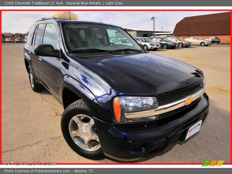 Imperial Blue Metallic / Light Gray 2008 Chevrolet TrailBlazer LT 4x4