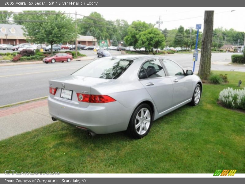 Satin Silver Metallic / Ebony 2005 Acura TSX Sedan