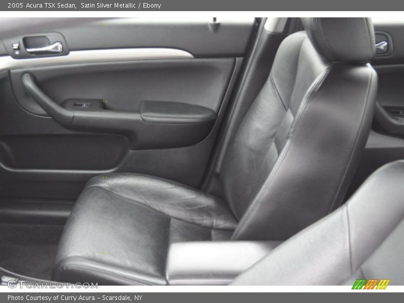 Satin Silver Metallic / Ebony 2005 Acura TSX Sedan