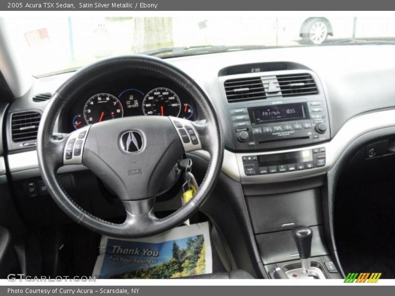Satin Silver Metallic / Ebony 2005 Acura TSX Sedan