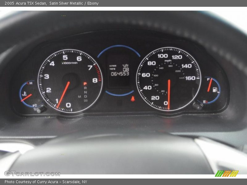 Satin Silver Metallic / Ebony 2005 Acura TSX Sedan