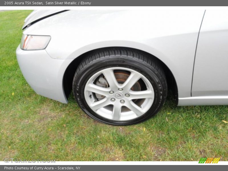 Satin Silver Metallic / Ebony 2005 Acura TSX Sedan